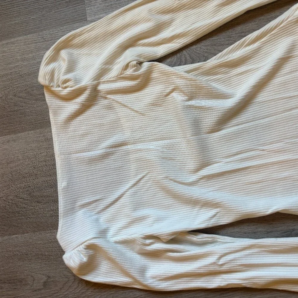 NWOT Reformation Jeans Ribbed Vita Top in White XS - Picture 4 of 9